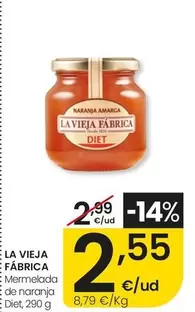 La Vieja Fábrica - Mermelada De Naranja Diet