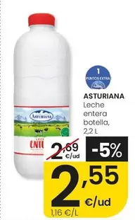 Central Lechera Asturiana - Leche Entera Botella