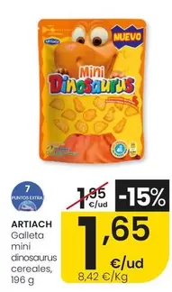 Artiach - Galleta Mini Dinosaurus Cereales