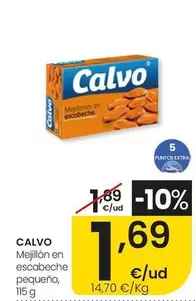 Calvo - Mejillon En Escabeche Pequeno
