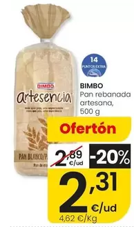 Bimbo - Pan Rebanada Artesana