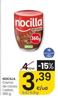 Nocilla - Crema De Cacao 1 Sabor