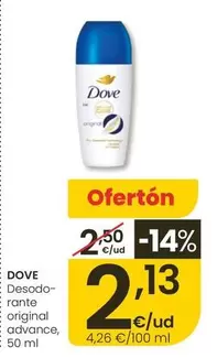 Dove - Desodorante E Original Advance