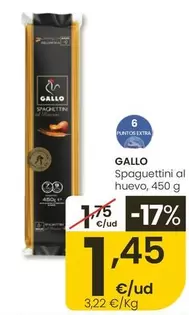 Gallo - Spaguettini Al Huevo