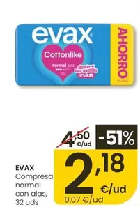 Evax - Compresa Normal Con Alas