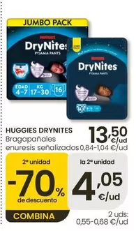 Huggies - Drynites Bragapanales Enuresis