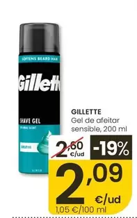 Gillette - Gel De Afeitar Sensible