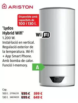 Ariston - 'Lydos Hybrid Wifi'