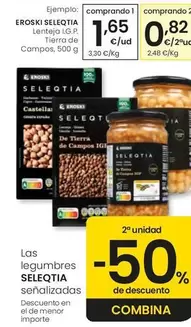 Eroski Seleqtia - Lenteja I.G.P. Tierra De Campos