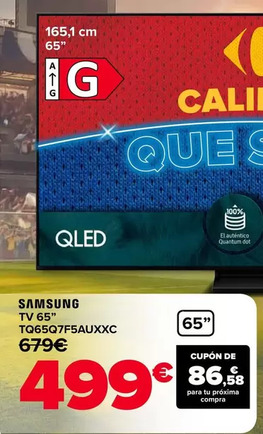 Samsung - TV 65" TQ65Q7F5AUXXC