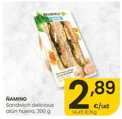 Naming - Sandwich Delicious Atun Huevo