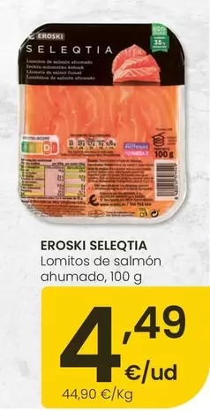 Eroski Seleqtia - Lomitos De Salmon Ahumado