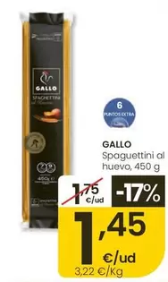 Gallo - Spaguettini Al Huevo