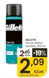 Gillette - Gel De Afeitar Sensible