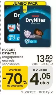 Huggies - Drynites Bragapanales Enuresis