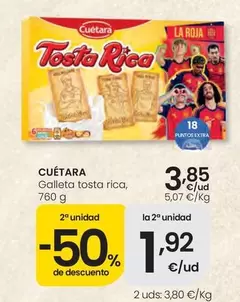 Cuétara - Galleta Tosta Rica