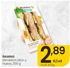 Ñaming - Sandwich Atun Y Huevo
