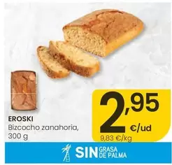 Eroski - Bizcocho Zanahoria
