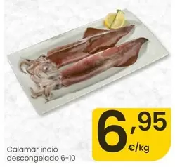 Calamar Indio Descongelado 6-10