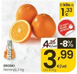 Eroski - Naranja
