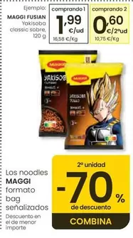 Maggi - Fusian Yakisoba Classic Sobre