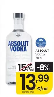 Absolut Vodka - 70 Cl
