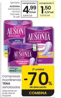 Ausonia - Compresa Normal Discreet