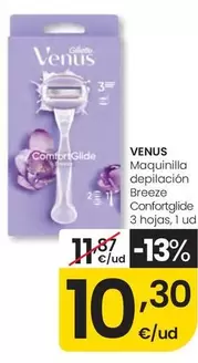 Venus - Maquinilla Depilación Breeze Confortglide 3 Hojas