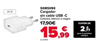 Samsung - Cargador Sin Cable USB -C