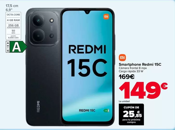 Xiaomi - Smartphone Redmi 15C