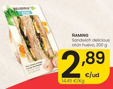 Ñaming - Sandwich Delicious Atun Huevo