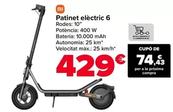 Xiaomi - Patinete Eléctrico 6