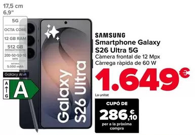 Samsung - Smartphone Galaxy S26 Ultra 5G