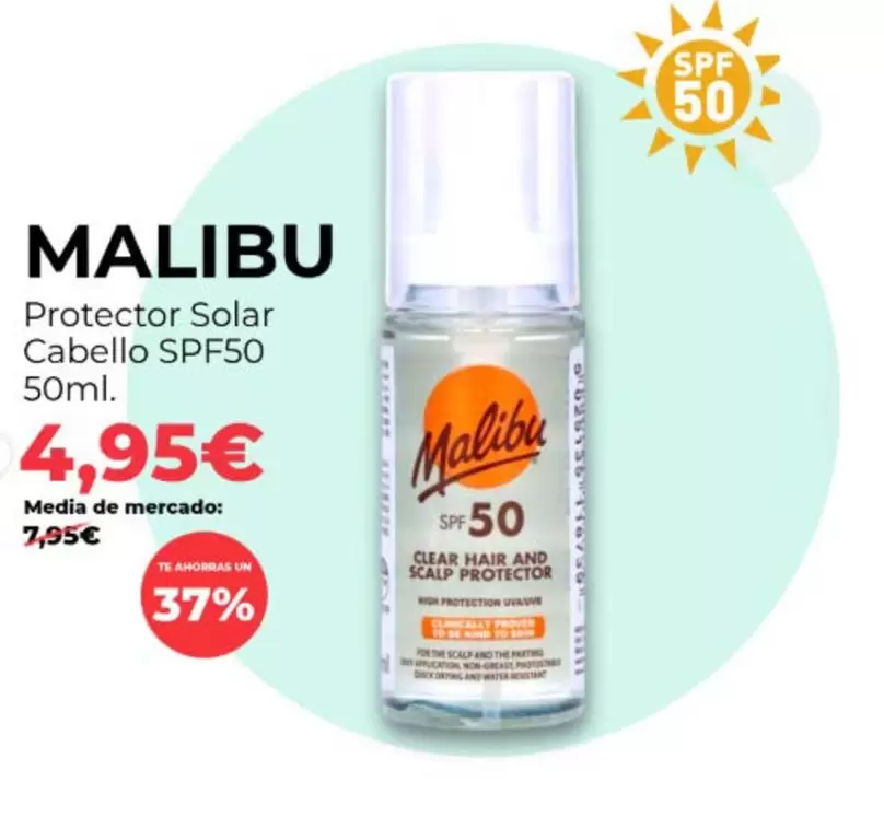 Malibú - Protector Solar Cabello SPF50