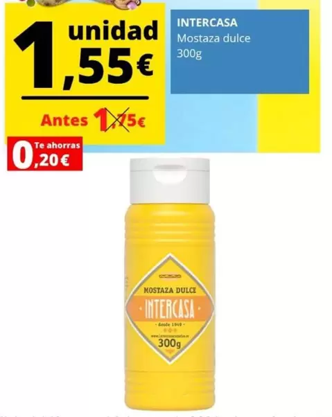Intercasa - Mostaza Dulce