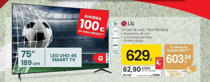 LG - Tv Led 4k Uhd 75ua75006la