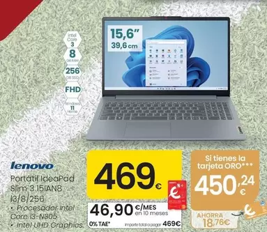 Lenovo - Portatil Ideapad Slim