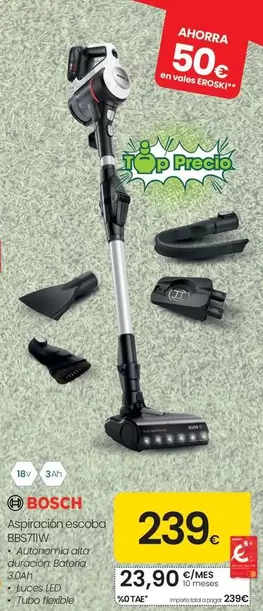Bosch - Aspiracion Escoba Bbs711w