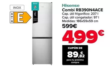 Hisense - Combi RB390N4ACE