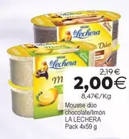 La Lechera - Mousse Dúo Chocolate