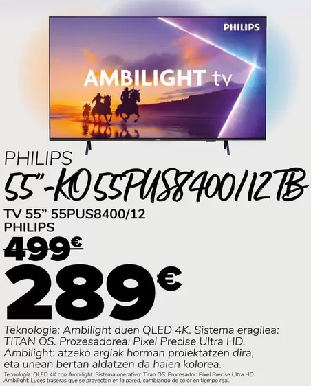 Philips - Tv 55"
