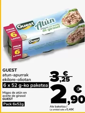 Guest - Migas De Atun En Aceite De Girasol