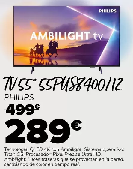 Philips - Tv 55" 55pus8400