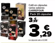 Carrefour - Cafe En Capsulas Varios Sabores