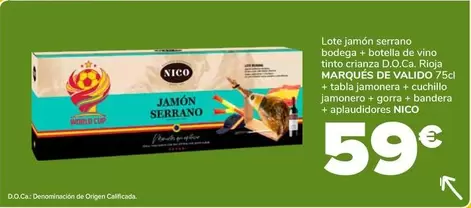 Nico - Lote Jamón Serrano