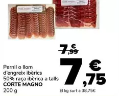 Corte Magno - Pernil Iberics 50% Raça Iberica A Talls
