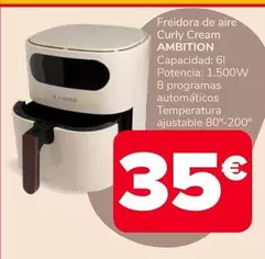 Ambition - Freidora De Aire Curly Cream