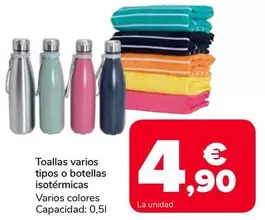 Toallas Varios Tipos O Botellas Isotermicas