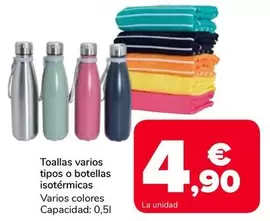 Toallas Varios Tipos O Botellas Isotérmicas