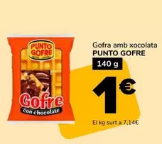 Punto Gofre - Gofra Amb Xocolata